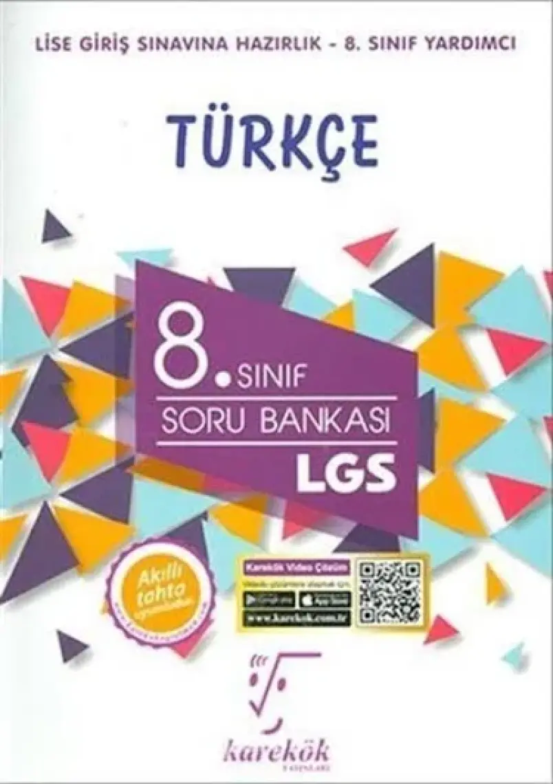 Karekök Yayıncılık 8. Sınıf LGS Türkçe Soru Bankası