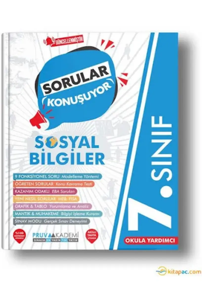 Pruva Akademi 7. Sınıf Türkçe Sorular Konuşuyor