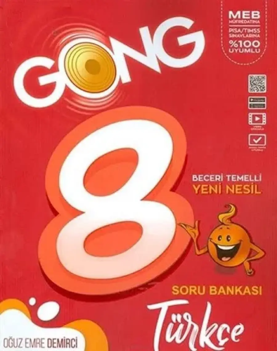 Eğiten Kitap Gong Yayınları 8. Sınıf Türkçe Soru Bankası