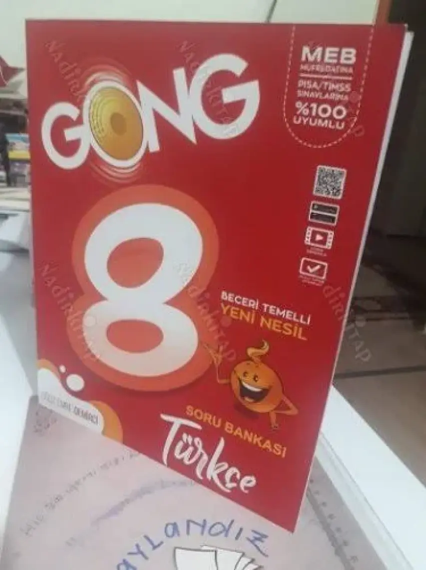 Eğiten Kitap Gong Yayınları 8. Sınıf Türkçe Soru Bankası