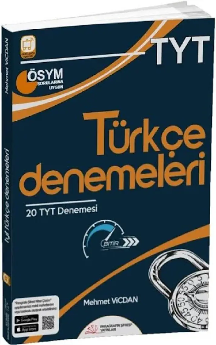 Paragrafın Şifresi Yayınları ÖSYM'Nin Yaptığı Tüm Sınavlar İçin Türkçe Denemeleri