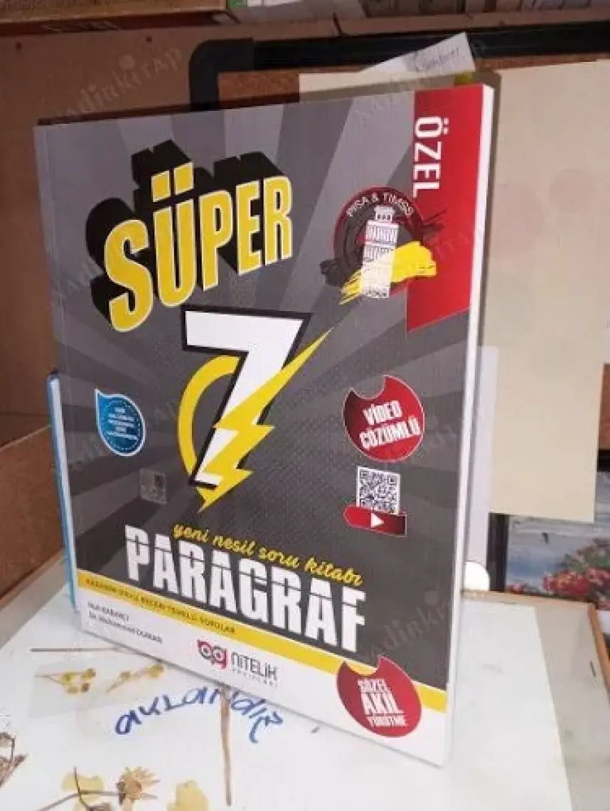 Nitelik Yayınları Süper 7. Sınıf Paragraf Yeni Nesil Soru Kitabı