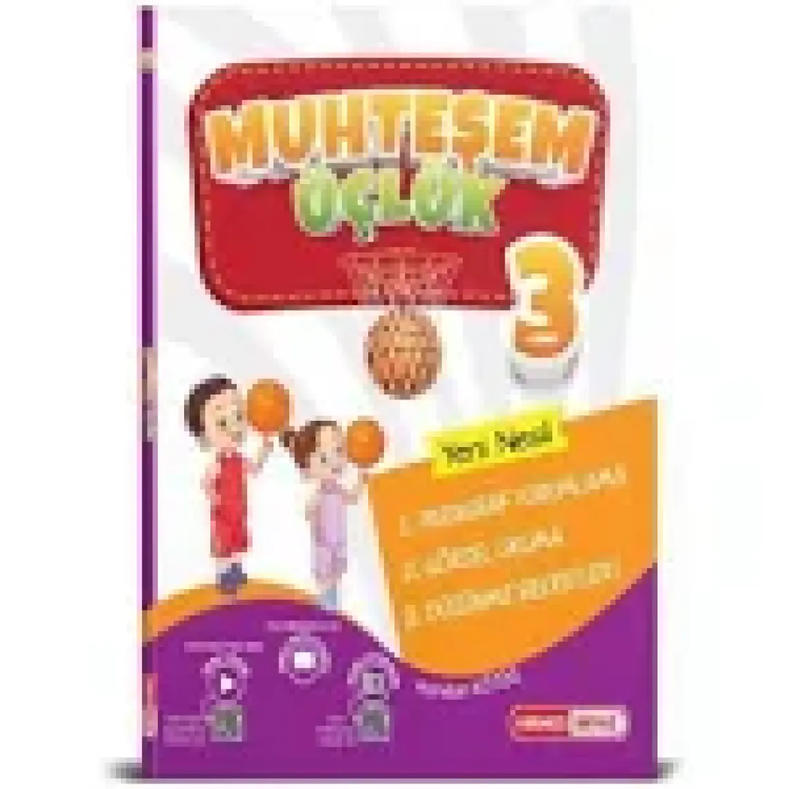 Kırmızı Beyaz Yayınlar 3.Sınıf Paragraf-Görsel Okuma-Düşünme Becerileri Muhteşem Üçlük