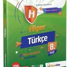 Hiper Zeka Yayınları 8. Sınıf Hiper Türkçe Konu Anlatımlı & Soru Bankası