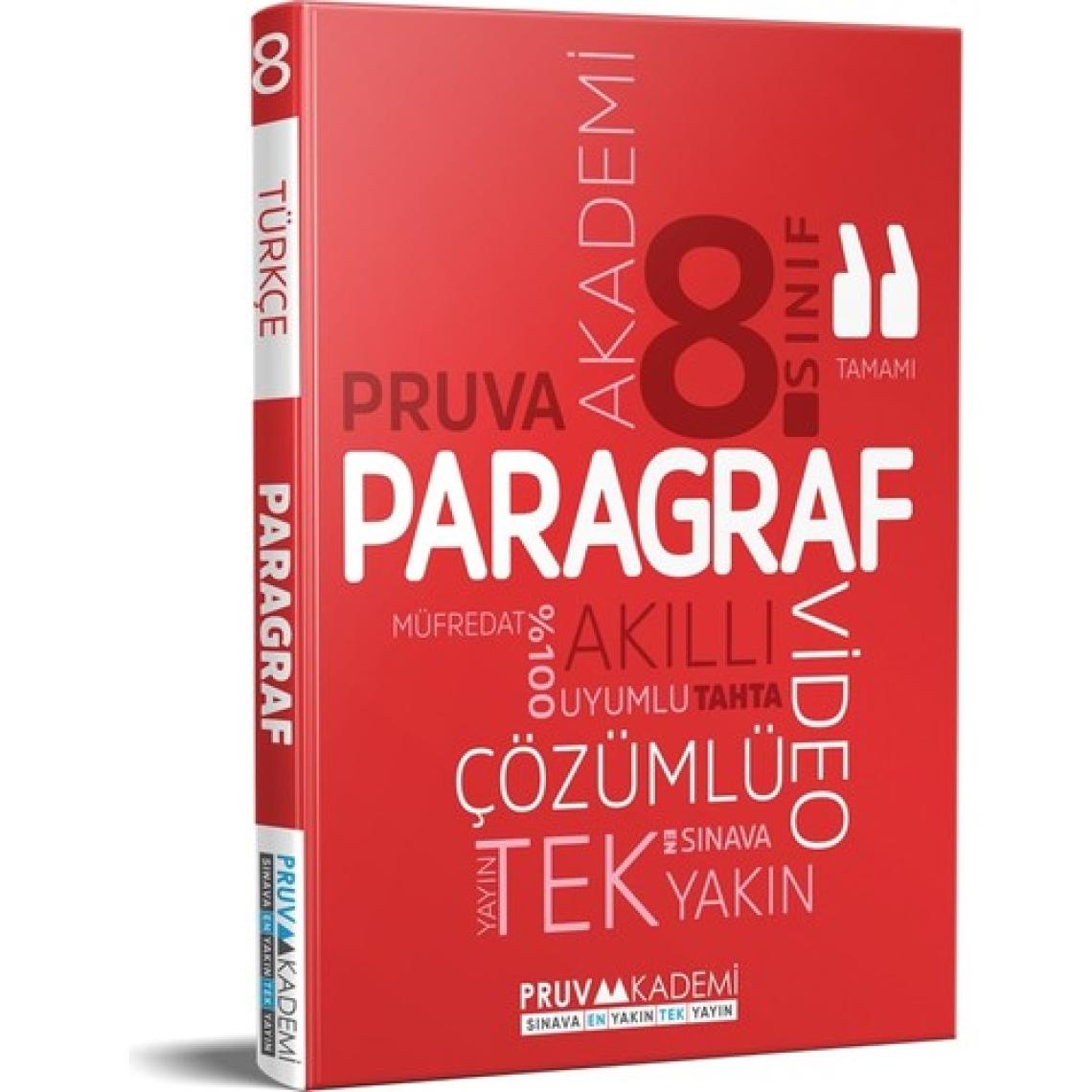 Pruva Akademi 8. Sınıf 2023 LGS Paragraf Akıllı Soru Bankası