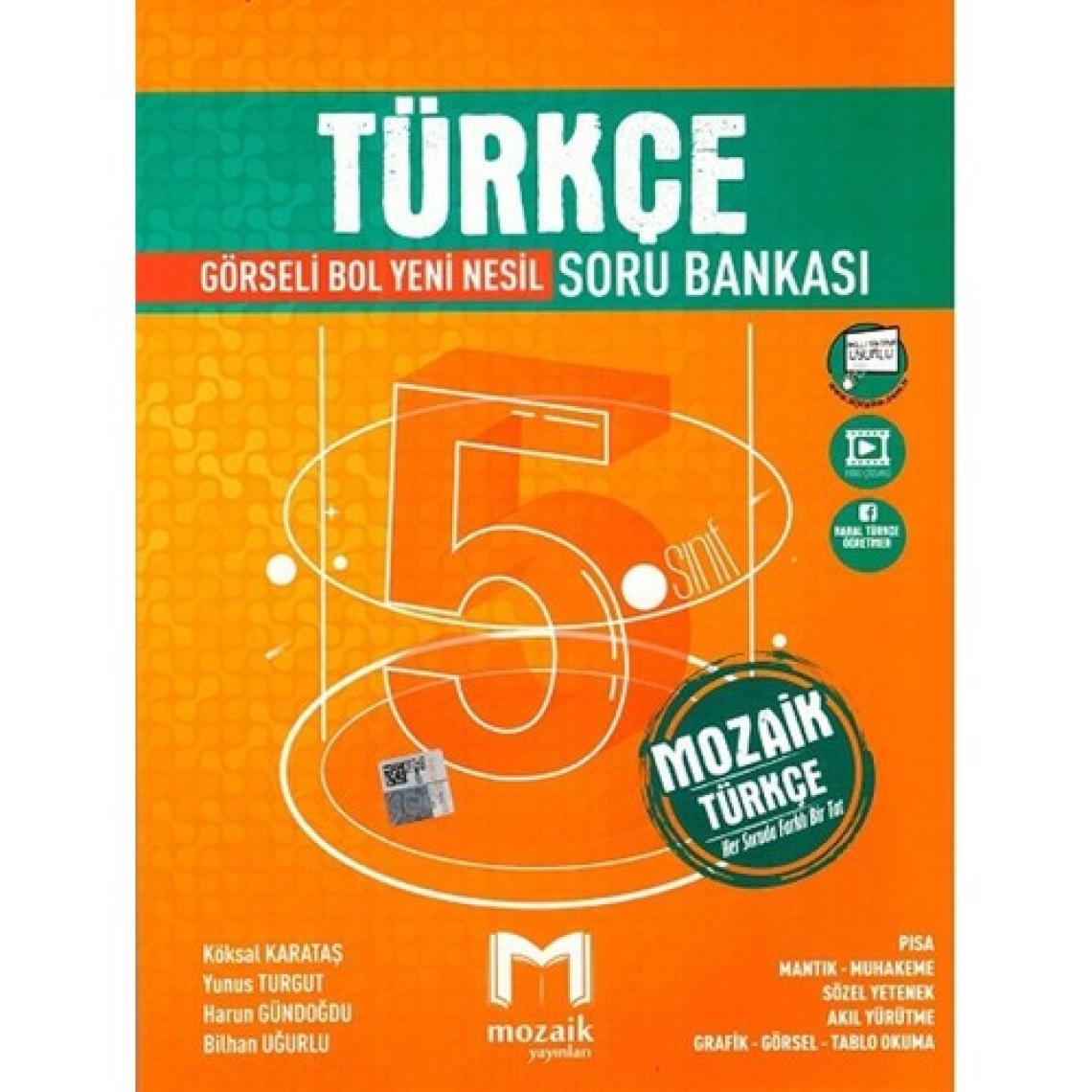 Mozaik Yayınları 5. Sınıf Türkçe Soru Bankası - Köksal Karataş