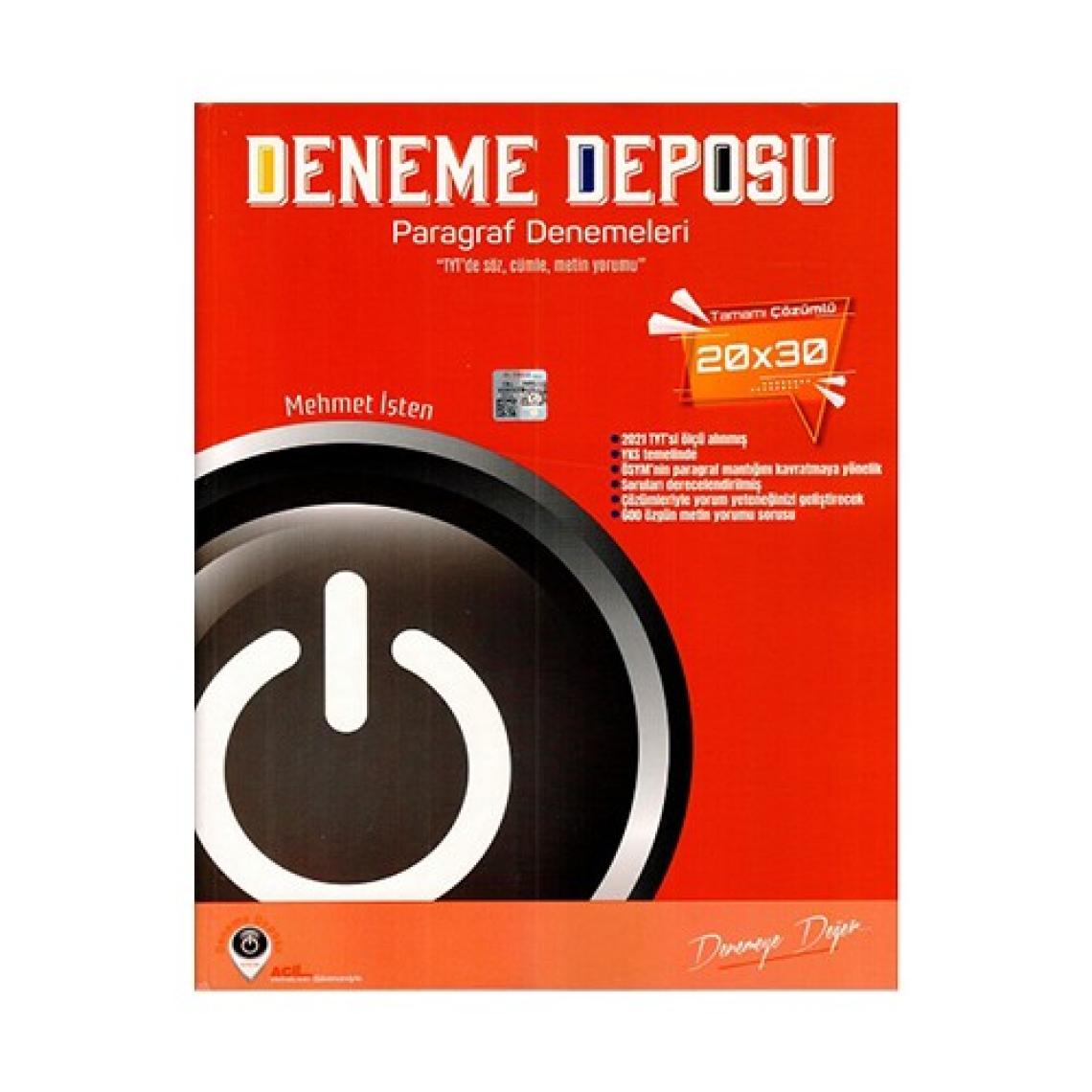 Acil Yayınları TYT Paragraf Deneme Deposu