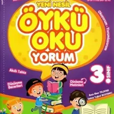 Kırmızı Beyaz Yayınlar 3.Sınıf Yeni Nesil Öykü Oku-Yorum Türkçe & Paragraf Kitabı