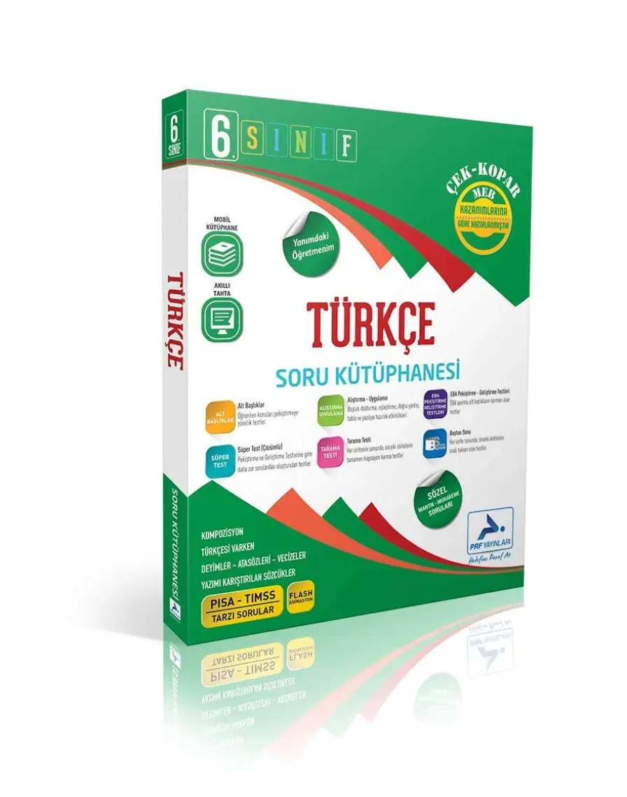Paraf Yayınları 6. Sınıf Türkçe Soru Kütüphanesi