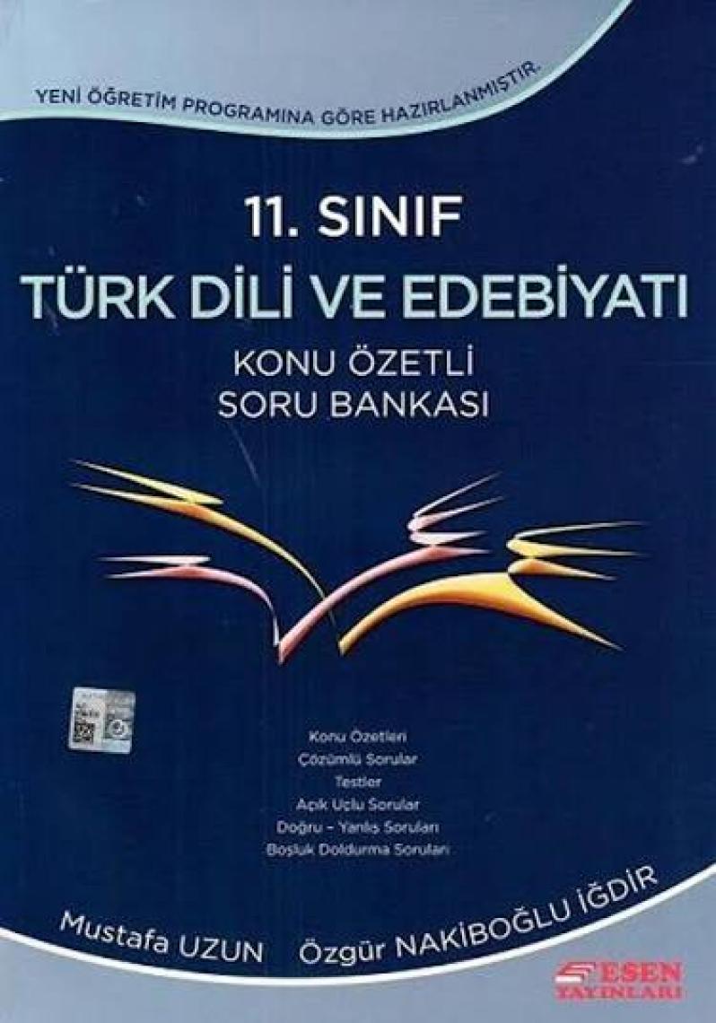 Esen Yayınları 11. Sınıf Türk Dili ve Edebiyatı Konu Özetli Soru Bankası