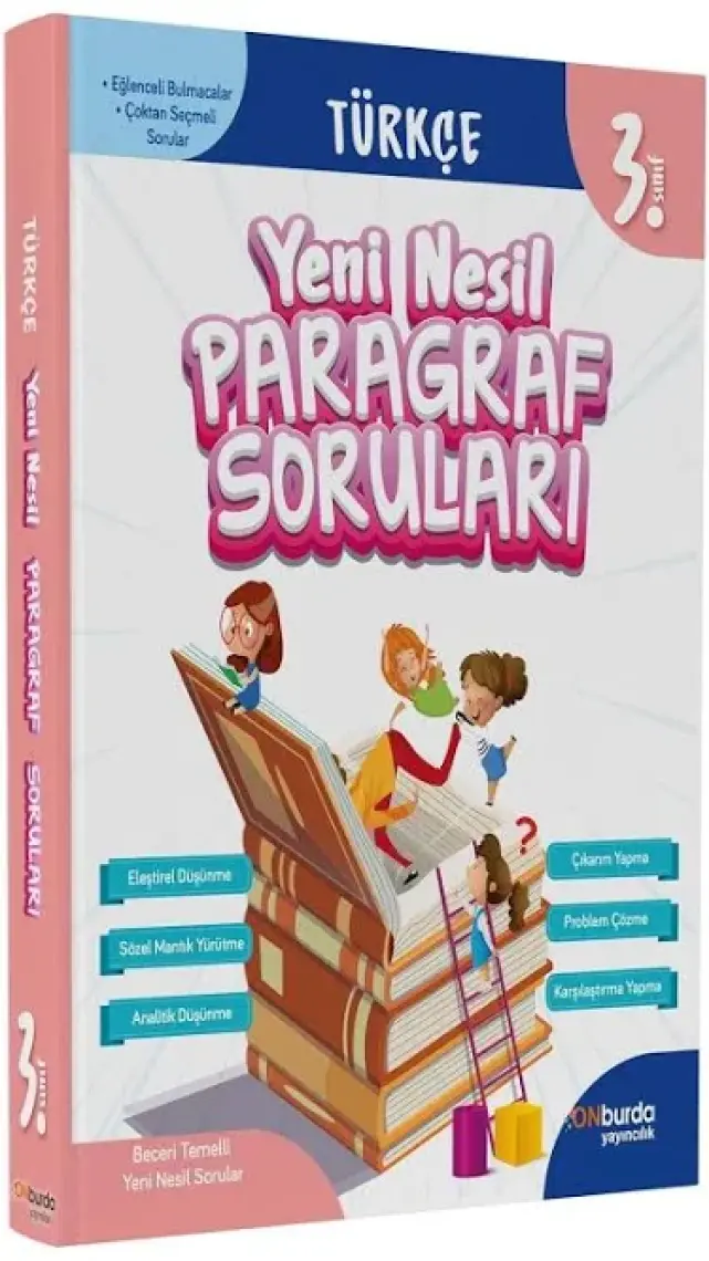 On Burda Yayınları 3. Sınıf Türkçe Yeni Nesil Paragraf Soruları