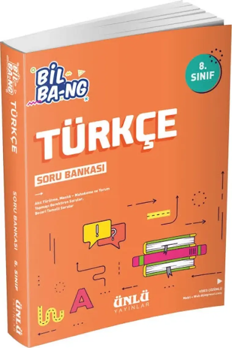 Ünlü 8. Sınıf Bil Ba-Ng Türkçe Soru Bankası