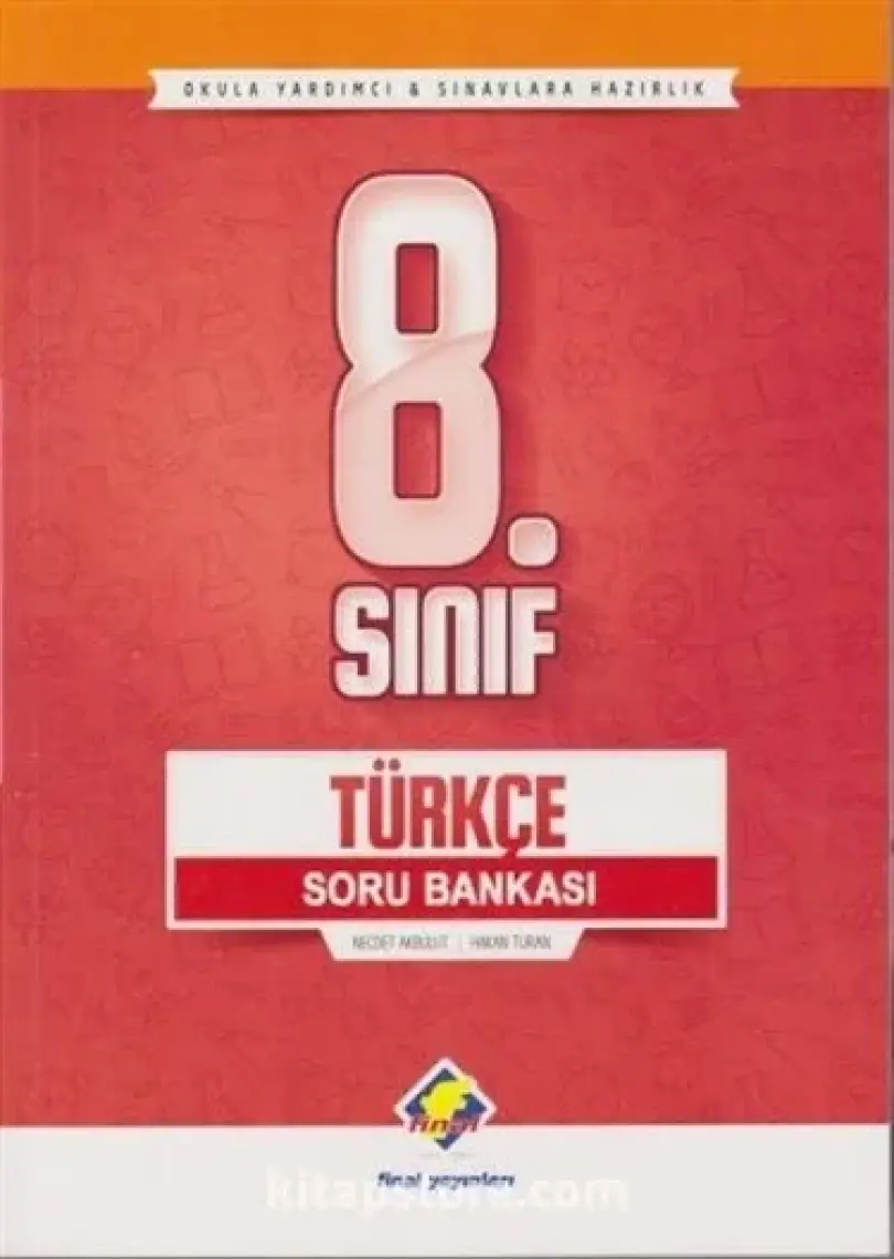 Final Yayınları 8. Sınıf Türkçe Soru Bankası - Yeni - Necdet Akbulut - Hakan Turan
