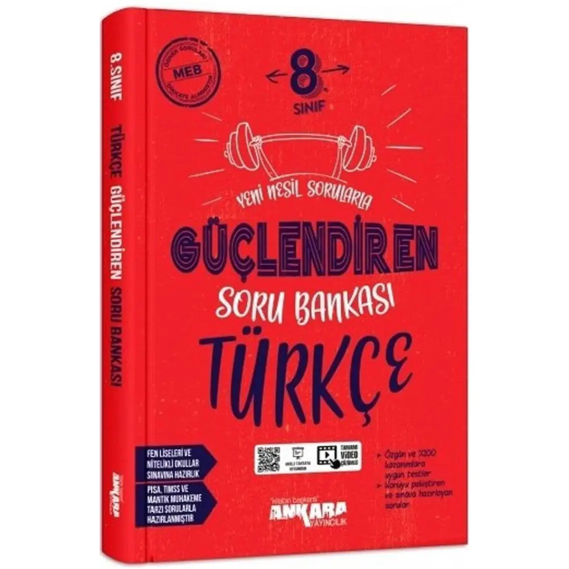 Ankara Yayıncılık 8.Sınıf  Türkçe Güçlendiren Soru Bankası
