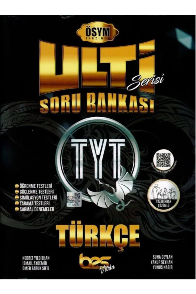 Bes yayınları TYT Türkçe Ulti Serisi Soru Bankası
