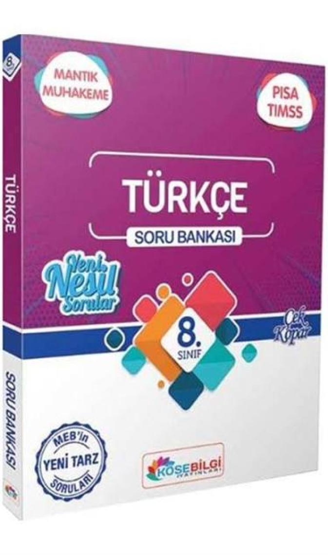 Köşebilgi Yayınları 8.Sınıf Özet Bilgili Türkçe Soru Bankası
