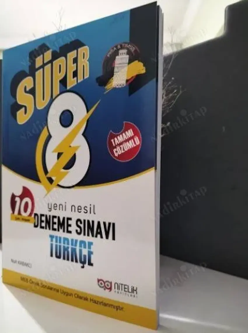 Nitelik Yayınları Süper 8. Sınıf Yeni Nesil Türkçe 10 Deneme Sınavı