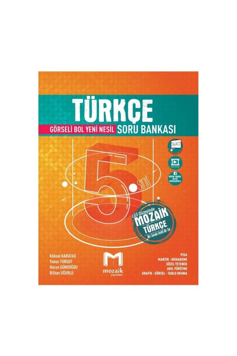 Mozaik Yayınları 5. Sınıf Türkçe Soru Bankası