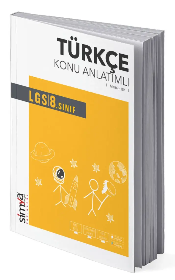 Simya Yayınları  8.Sınıf Türkçe Konu Anlatımlı Kitabı