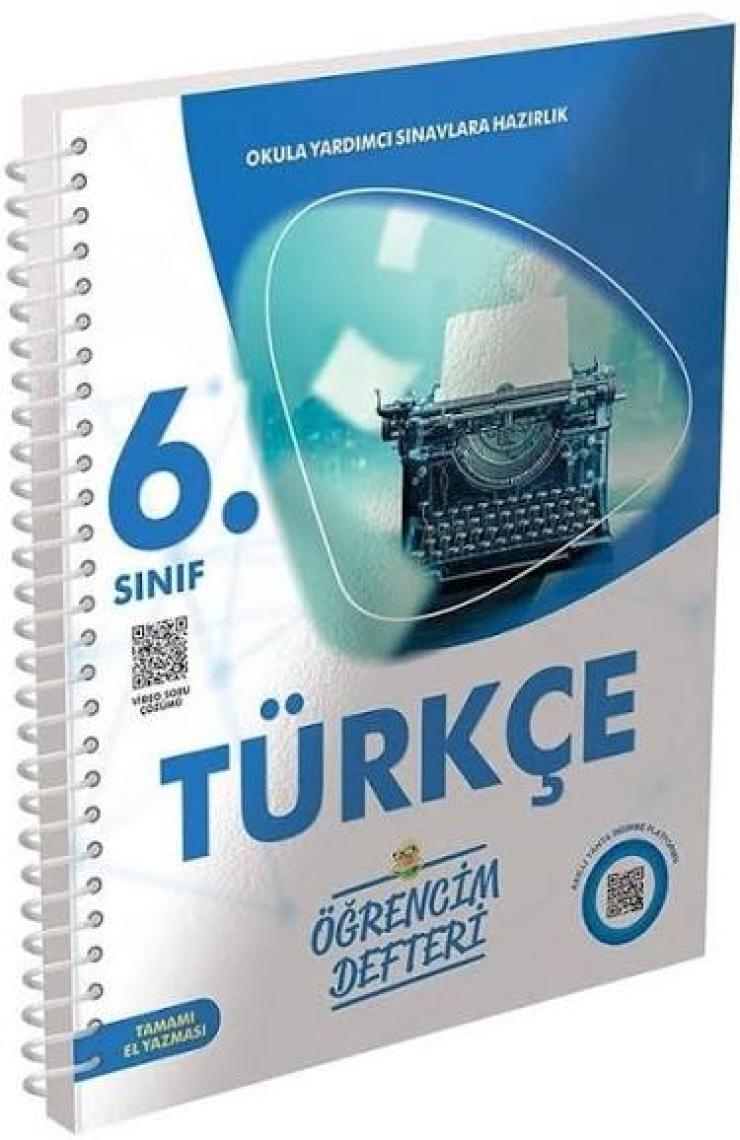 Murat Yayınları 6.Sınıf Türkçe Öğrencim Defteri