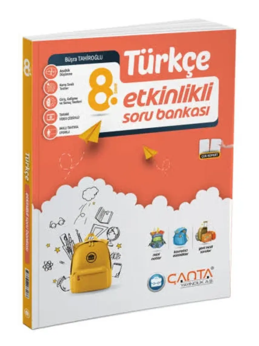 Çanta Yayınları 8.Sınıf Türkçe Kazanım Soru Bankası