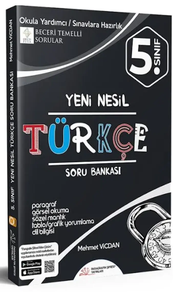 Paragrafın Şifresi Yayınları 5.Sınıf Nesil Türkçe Soru Bankası