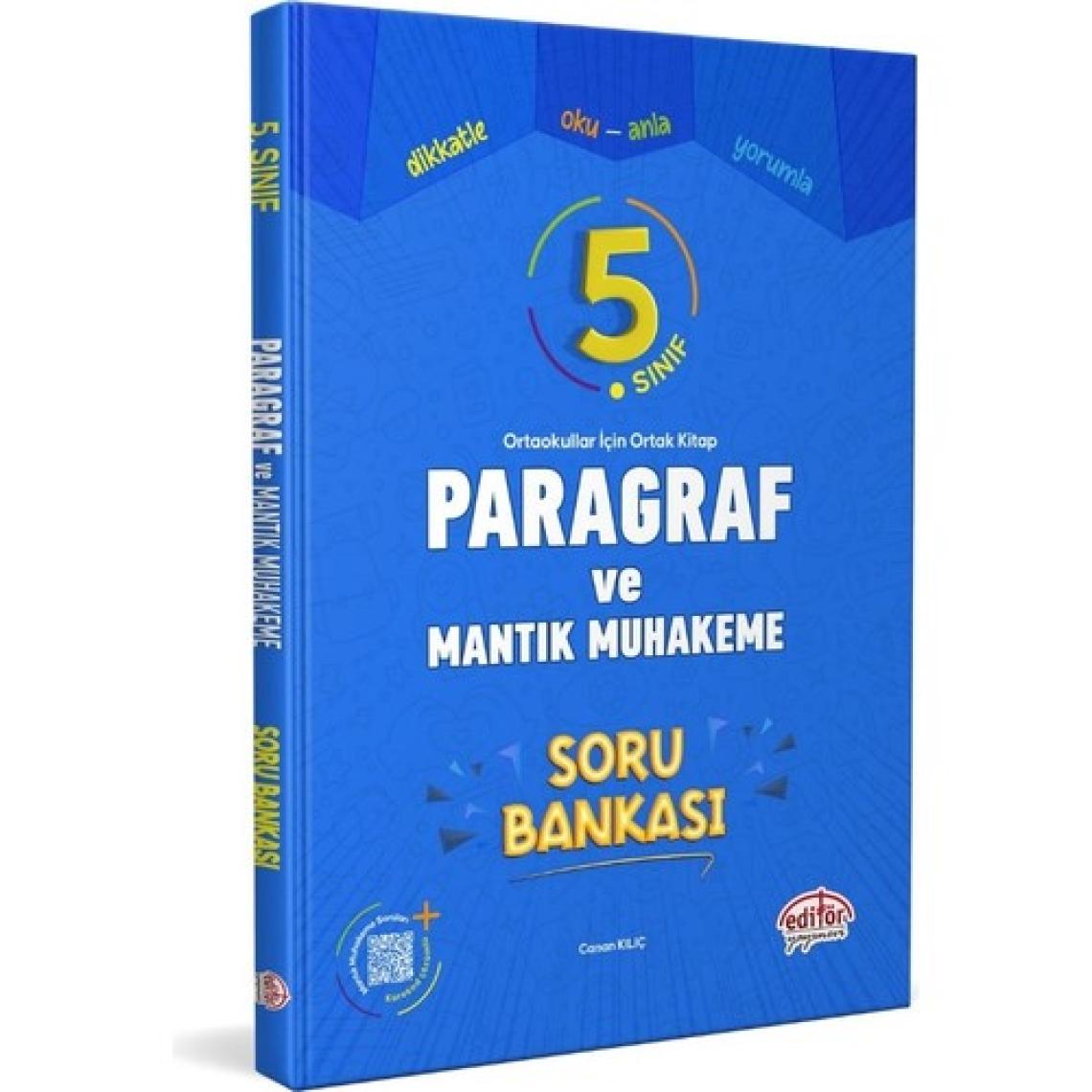 Editör Yayınları 5. Sınıf Paragraf ve Mantık Muhakeme Soru Bankası
