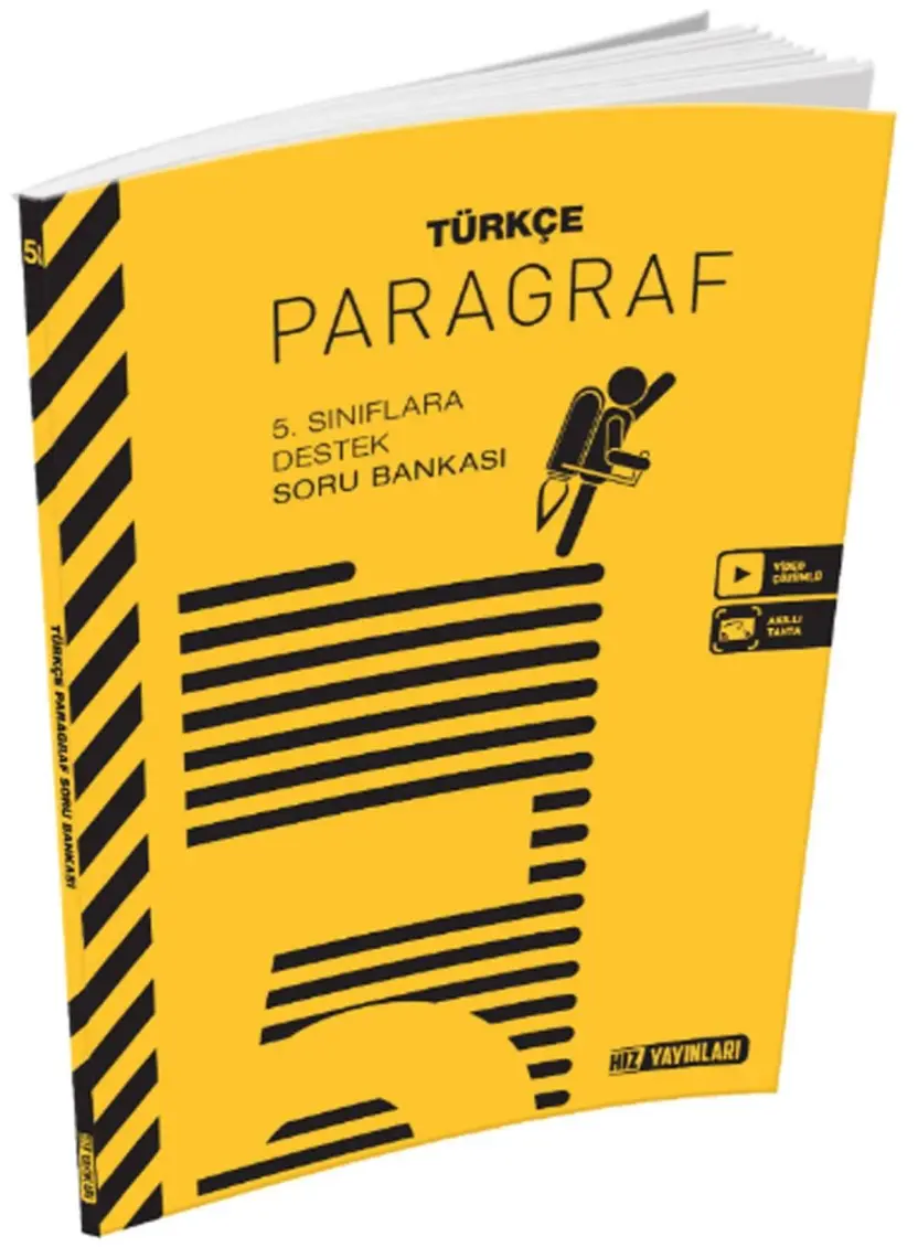 Hız Yayınları 5. Sınıf Türkçe Paragraf Soru Bankası