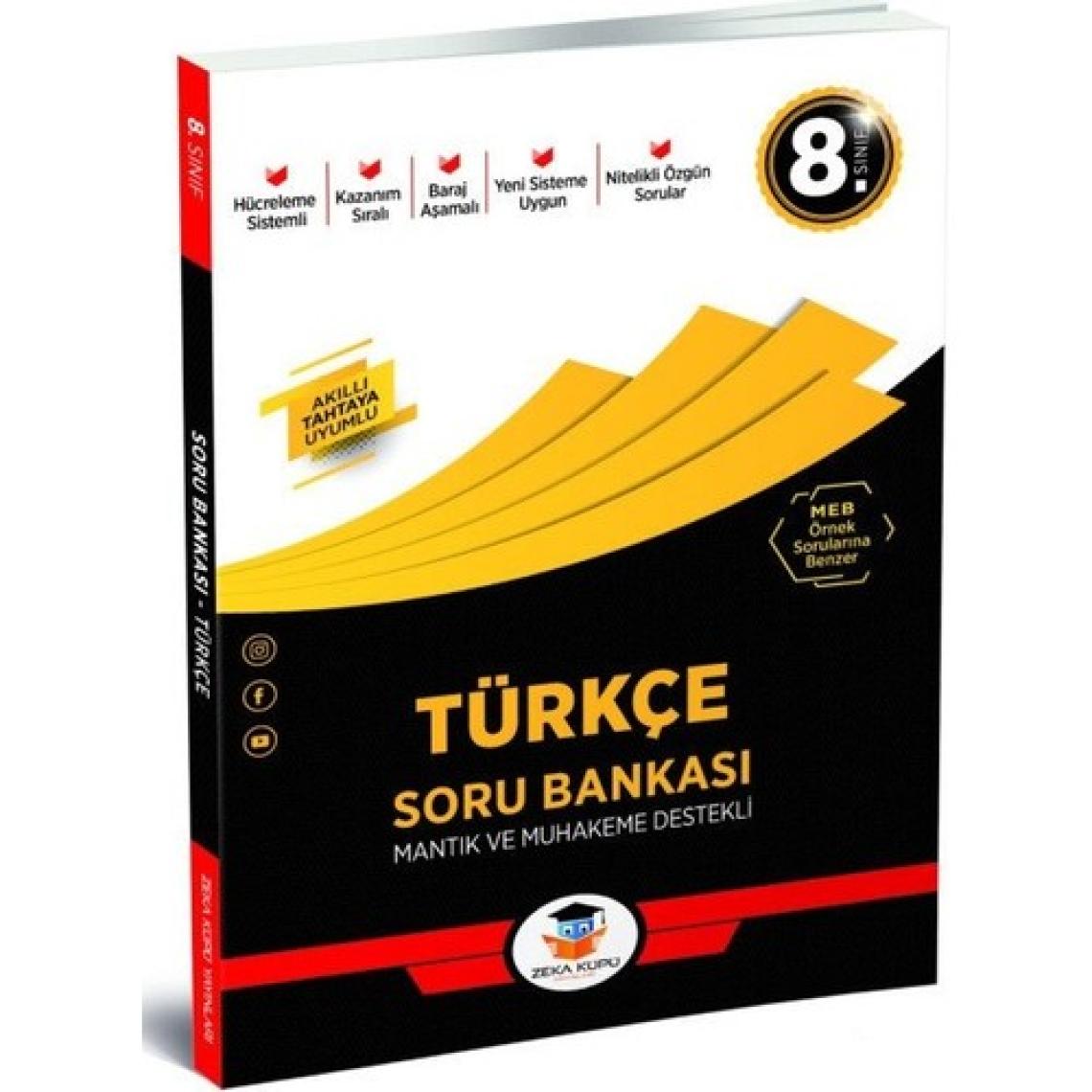 8.Sınıf Türkçe Soru Bankası Zeka Küpü Yayınları