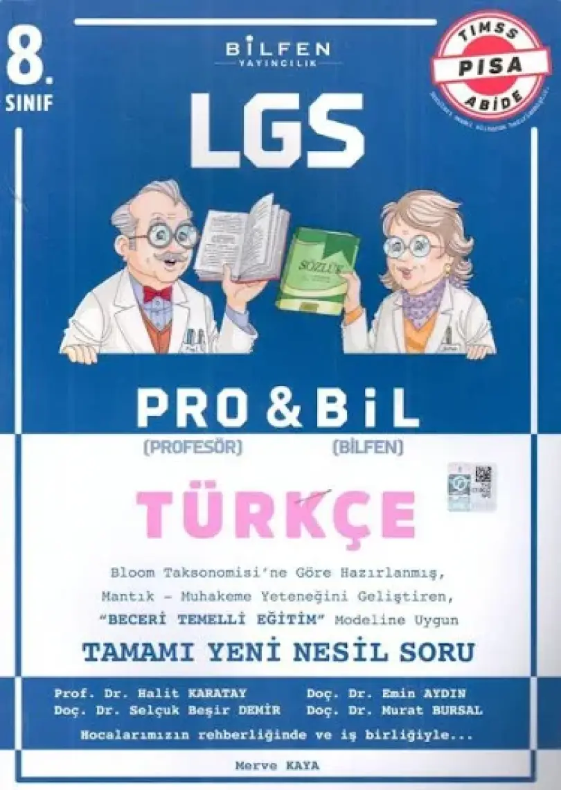 Bilfen Yayınları 8. Sınıf Türkçe 8 Pro&Bıl Soru Bankası