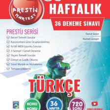Nartest Yayınevi 8. Sınıf Haftalık Türkçe Denemeleri