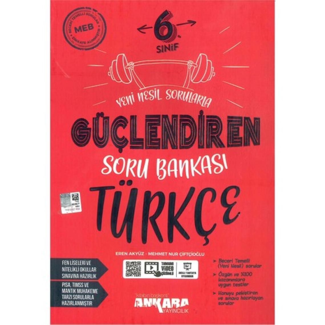 Ankara Yayıncılık 6. Sınıf Türkçe Güçlendiren Soru Bankası