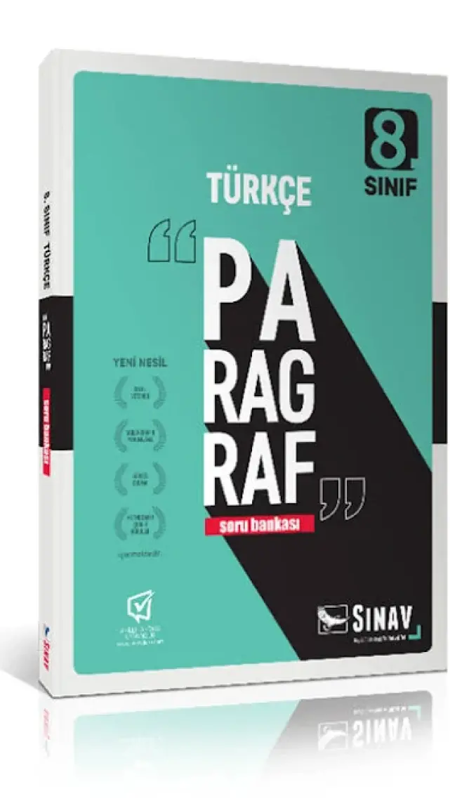 Sınav Yayınları 8. Sınıf LGS Paragraf Soru Bankası