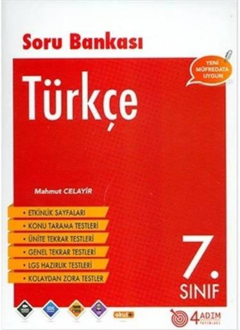 Basamak Yayınları 7.sınıf Türkçe Soru Bankası Video Çözümlü