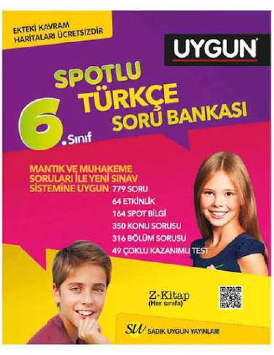 Sadık Uygun Yayınları Türkçe Soru Bankası 6. Sınıf