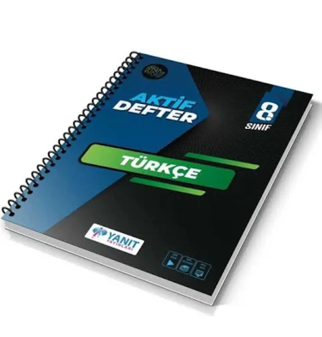 Yanıt Yayınları  8. Sınıf Türkçe Aktif Defter