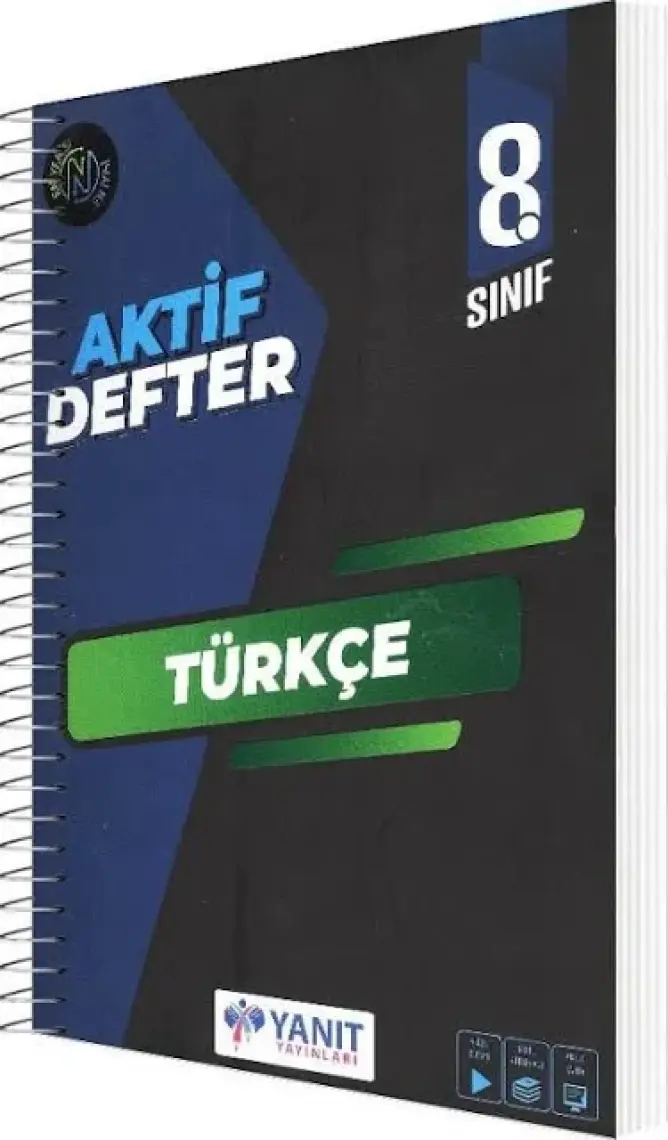 Yanıt Yayınları  8. Sınıf Türkçe Aktif Defter
