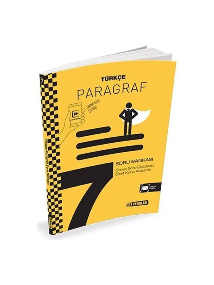 Hız Yayınları 7. Sınıf Türkçe Paragraf Soru Bankası