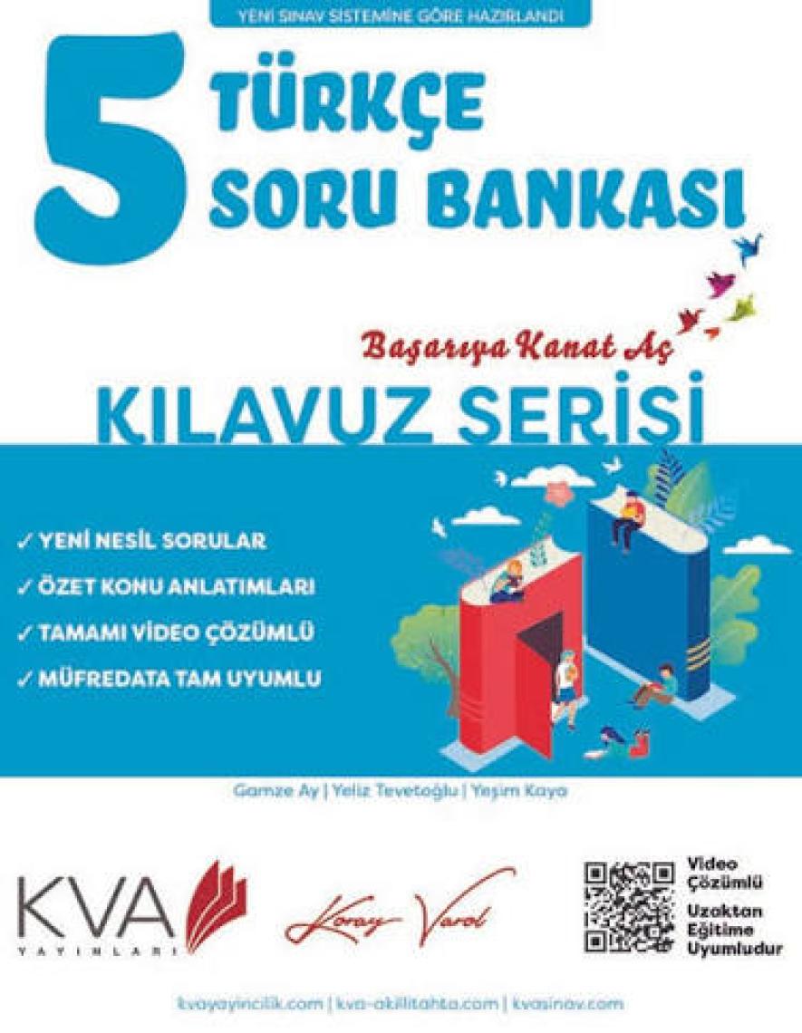 Koray Varol Akademi  Kılavuz Serisi 5.Sınıf Türkçe Soru Bankası