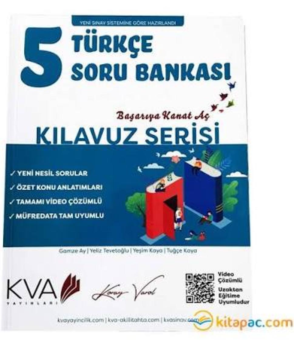 Koray Varol Akademi  Kılavuz Serisi 5.Sınıf Türkçe Soru Bankası