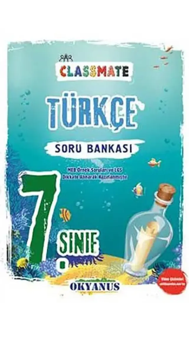 Okyanus Yayınları 7. Sınıf Classmate Türkçe Soru Bankası