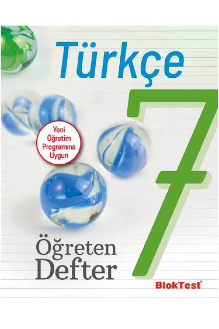 Bloktest Yayınları 7 Türkçe Öğreten Defter