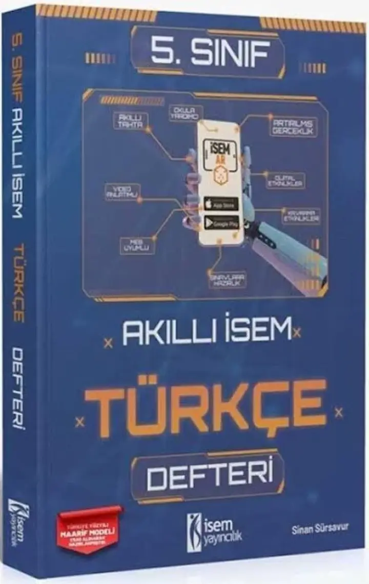 İSEM Yayıncılık 5. Sınıf Akıllı Türkçe Defteri