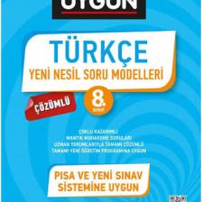 Sadık Uygun Yayınları 8. Sınıf Türkçe Yeni Nesil Soru Modelleri
