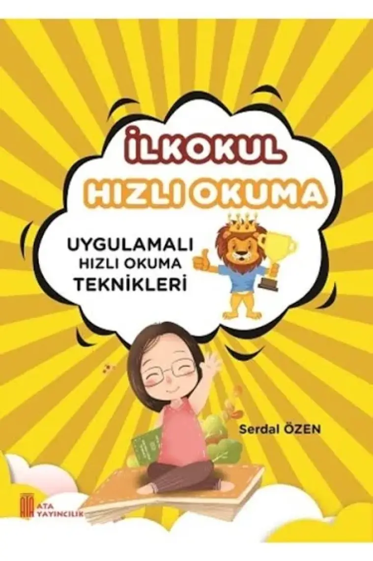 Ata Yayıncılık 1. Sınıf İlkokul Hızlı Okuma Uygulamalı Hızlı Okuma Kitabı