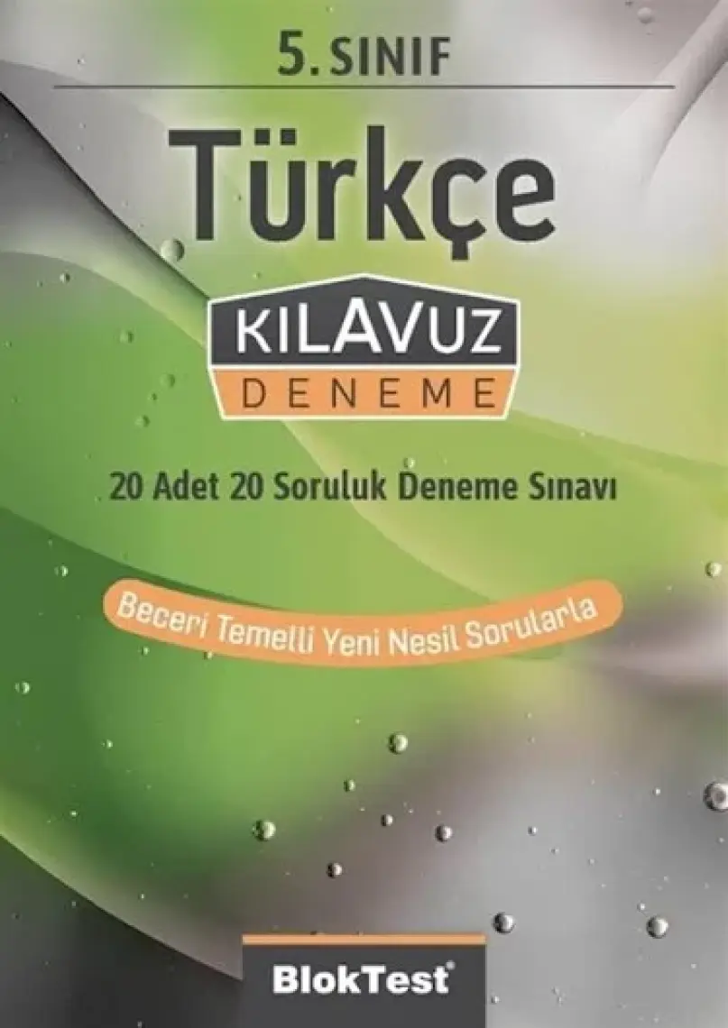 Bloktest Yayınları 5. Sınıf Türkçe Kılavuz Deneme