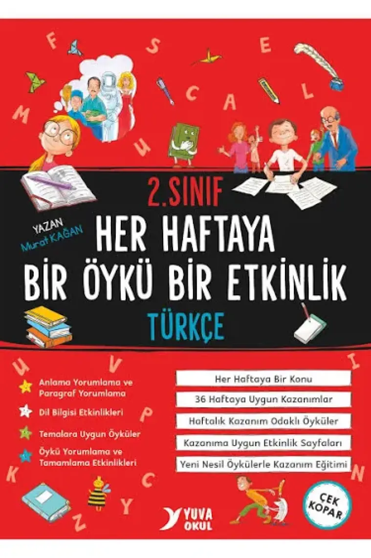 Yuva Yayınları 2. Sınıf Türkçe Her Haftaya Bir Öykü Bir Etkinlik