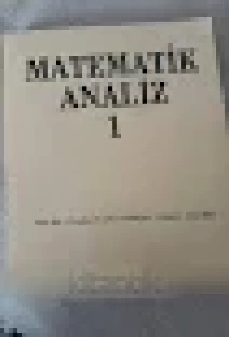 Matematik Analiz 1