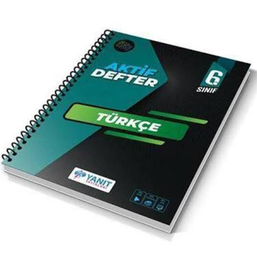 Yanıt Yayınları  6. Sınıf Türkçe Aktif Defter