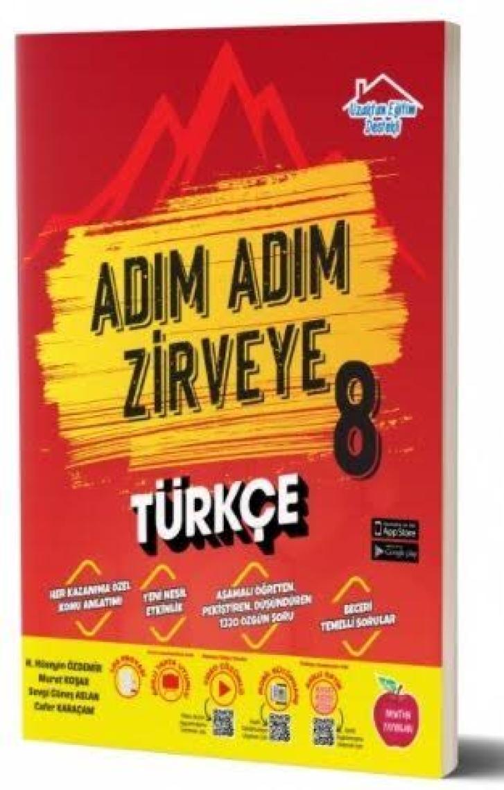 8. Sınıf Adım Adım Zirveye Türkçe Soru Bankası